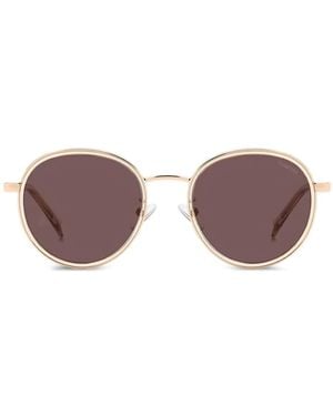 Polaroid Round-Frame Sunglasses - Pink