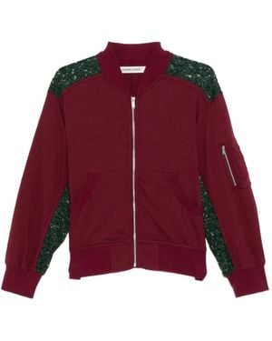 Undercover Cutwork Bomber Jacket - Red