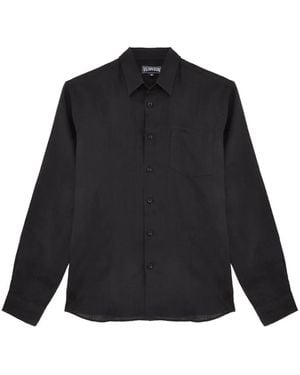 Vilebrequin Linen Shirt - Black