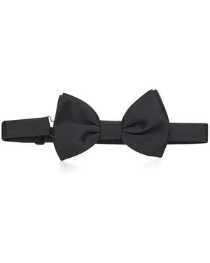 Tagliatore Adjustable Bow Tie - White