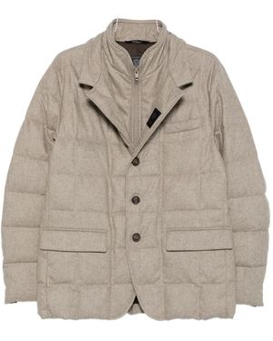 Fay Quilted buttoned jacket - Gris
