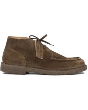 Astorflex Suede Lace-Up Boots - Marrone