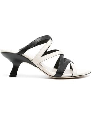 Vic Matié 60Mm Leather Mules - White