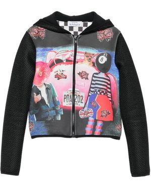 The Artistylist Graphic-Print Hoodie - Black