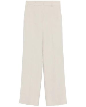 Antonelli Robina Drawstring Palazzo Trousers - White