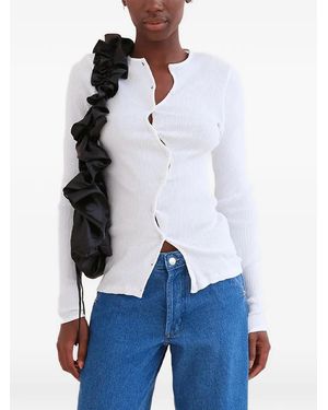 OperaSPORT Cardigan Sans Coutures - Blanc