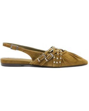 Ash Bianca Ballet Flats - Metallic