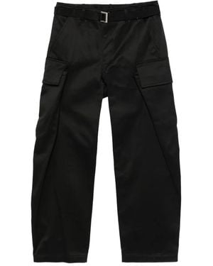 Sacai カーゴパンツ - ブラック