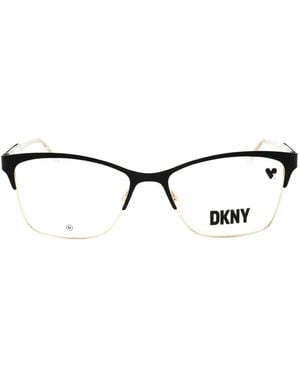 DKNY Rectangle-Frame Glasses - White