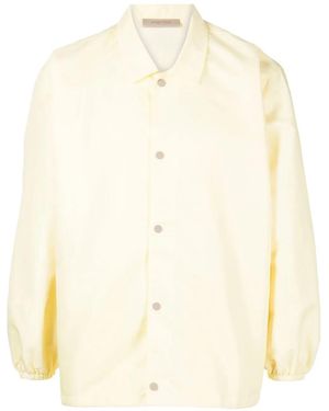 Fear Of God Logo-Patch Jacket - Natural