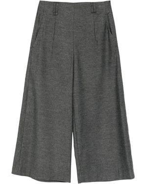 Emporio Armani Pantalon Court Oversize - Gris