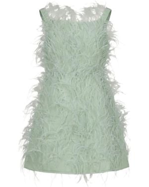 Valentino Garavani Silk Mini Dress - Green