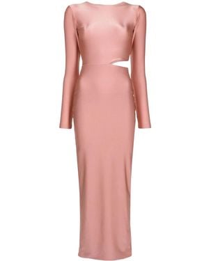 Lethicia Bronstein Sophia Cut-Out Maxi Dress - Pink
