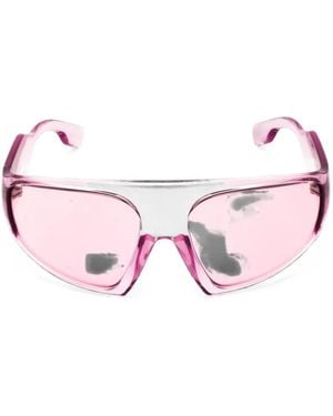 Burberry Shield-Frame Sunglasses - Pink
