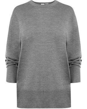 TOTEME Crew-Neck Knit Jumper - Grey