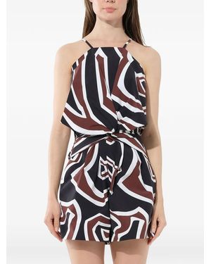 PUCCI Abstract-Print Jumpsuit - White