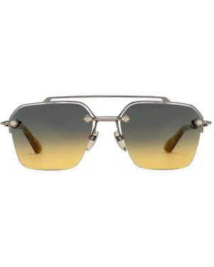 Chrome Hearts Bidi Esem Zonnebril Met Geometrisch Montuur - Grijs