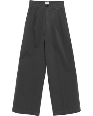 TRUE AVENUE Pleated Pants - Grey