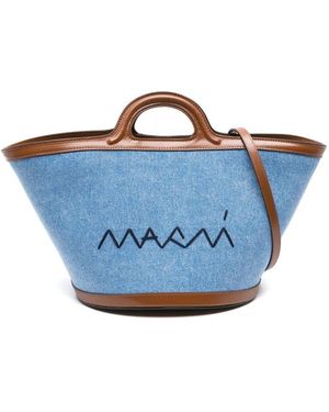Marni Denim Bucket Bag - Blue