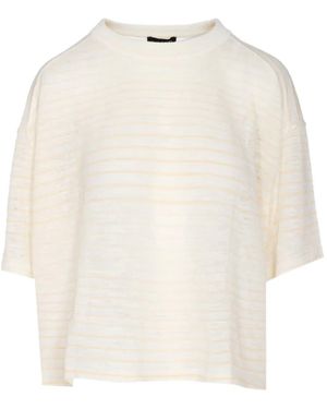 Roberto Collina Striped T-shirt - ホワイト