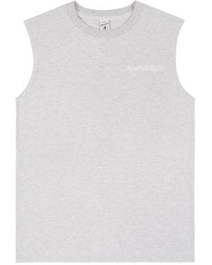 Sporty & Rich Logo Tank Top - White