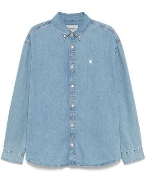 Carhartt Long Sleeves "Lucas" Denim Shirt - Blue