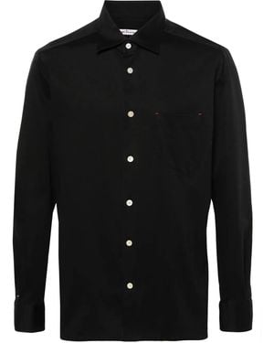 Kiton クラシック シャツ - ブラック