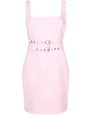 Liu Jo Short Sheath Dress With Buckles - Pink