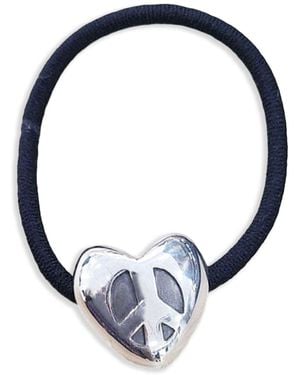 READYMADE Heart-Shaped Hair Tie - Blue