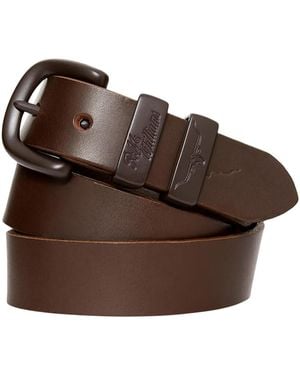R.M.Williams Drover Leather Belt - Brown