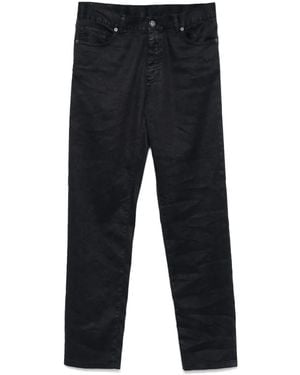 ZEGNA Logo-Patch Trousers - Blue
