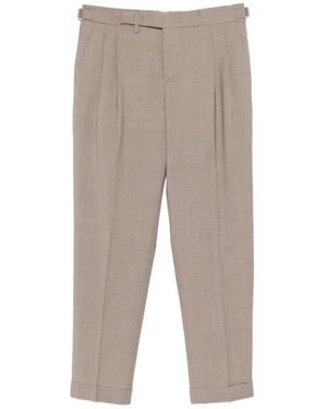 Briglia 1949 Pleated Cuffed Pants - Grey