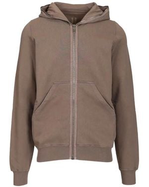 Rick Owens Jumbo Cotton Hoodie - Brown