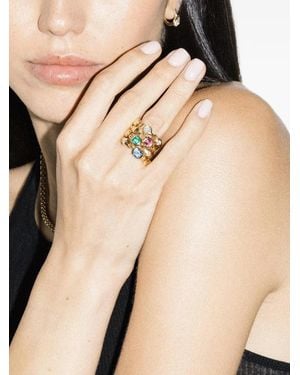 UNIFORM OBJECT Sapphire And Diamond Ring - Natural