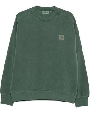 Carhartt Sweat À Patch Logo - Green