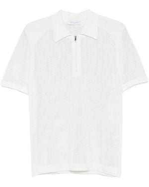 Daniele Fiesoli Zip-Fastening Polo Shirt - White
