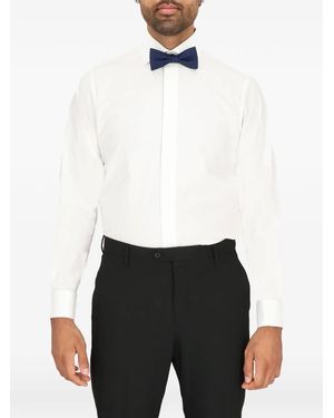 Scotch & Soda Concealed-Button-Fastening Dress Shirt - White