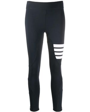 Thom Browne Compression Tights With 4-Bar - Gray