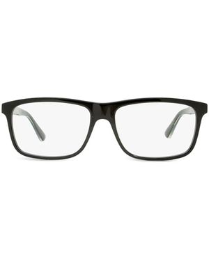 Gucci スクエア 眼鏡フレーム - ブラック