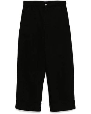 JW Anderson Weite High-Waist-Hose - Schwarz