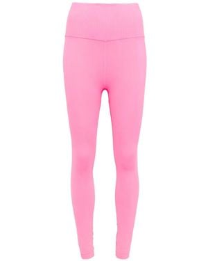 Free People Logo-Print Leggings - Pink