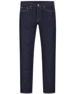 Sugar Cane Jeans Logo-Patch Straight-Leg Jeans - Blue