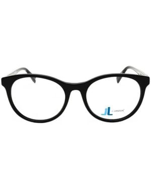 J. LANDON Round-Frame Glasses - Black