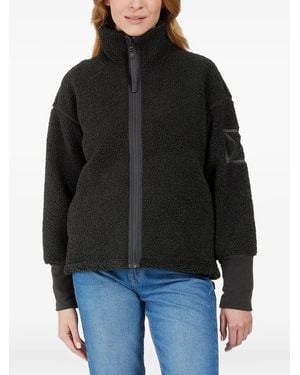 Didriksons Mella Sherpa Zip-Up Jacket - Black