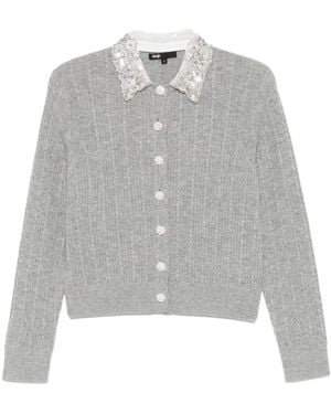 Maje Verzierter Cardigan - Grau