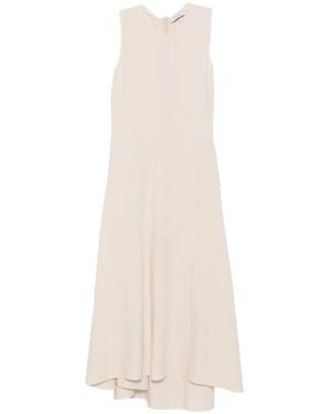 AROVESCIO Sleeveless Midi Dress - White