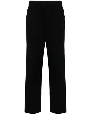Chocoolate Logo-Embroidered Pants - Black