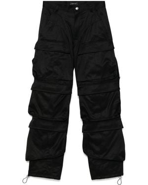 Mugler Cargo Trousers - Black