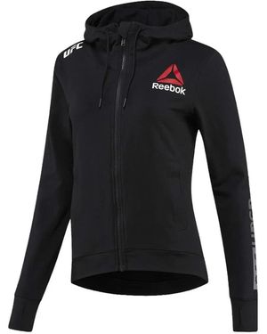 Reebok Ufc Fighter Kit Walkout Full-Zip Hoodie - Black