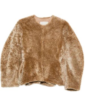 LIBEROWE Shearling Jacket - Natural